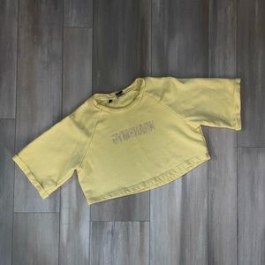 Gymshark Yellow Crop Top - S
